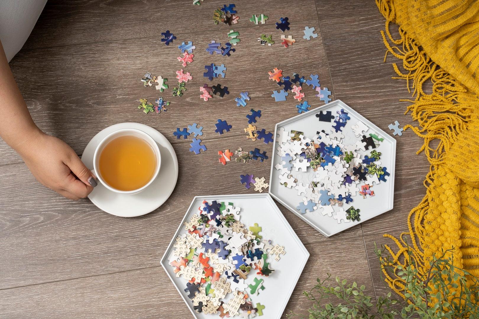 How to make your own puzzle sorter trays? - jigsawdepot