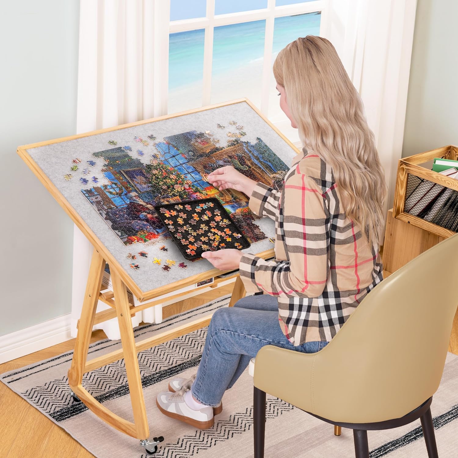 What is the best surface for doing puzzles on?