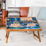 Adjustable Puzzle Board  with Foldaway Design for Up to 1000 Pieces