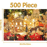 Cozy Cottage 500 Piece Puzzle Jigsaw - jigsawdepot