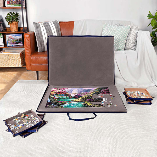 Best Puzzle Board & Puzzle Table Puzzle Board with Sorting Trays