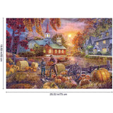 Pumpkin Thanksgiving Gift 1000 Piece Jigsaw Puzzle - jigsawdepot