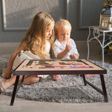 Wooden Portable Folding Tilting Puzzle Table for  Puzzles Up to 1500 Pieces - jigsawdepot
