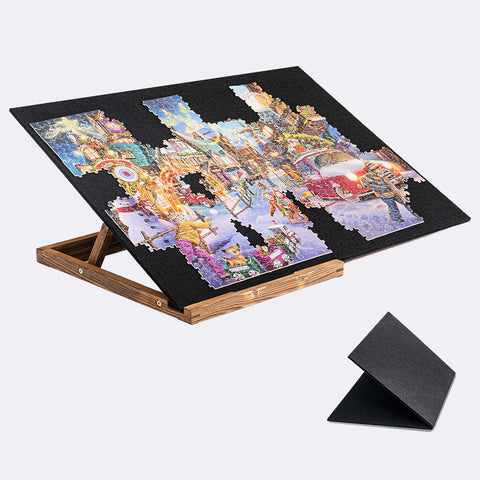 Best Folding Puzzle Table with 3 Angle Adjustable Bracket for Up to 1000 Pieces