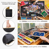 2000 Piece Foldable Puzzle Table with 8 Sorting Tray