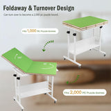 Tektalk 2000 Piece Foldable Puzzle Table with 2 Felt Cover & 8 Sorting Trays/Drawers