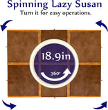 Lazy Susan Puzzle Table 1500 Piece, Spinner Puzzle Board with 6 Drawers & Cover
