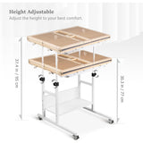 2000 Piece 5 Tilting & Foldaway Jigsaw Puzzle Table with 8 Drawers & Cover