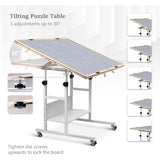 2000 Piece 5 Tilting & Foldaway Jigsaw Puzzle Table with 8 Drawers & Cover