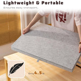 Felt Portable Tilting Puzzle Board Puzzle Table with Drawers and Cover for Up to 1000 Pieces Puzzle - Light Gray