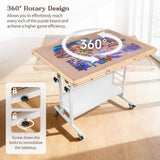 LAVIEVERT 1500 Piece Tilting Puzzle Table with 5 Drawers & Cover, Angle & Height Adjustable Puzzle Board