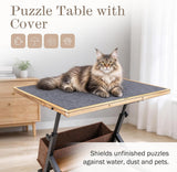 1500 Pieces Jigsaw Puzzle Table with 5 Drawers & Cover