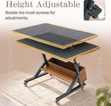 1500 Pieces Jigsaw Puzzle Table with 5 Drawers & Cover