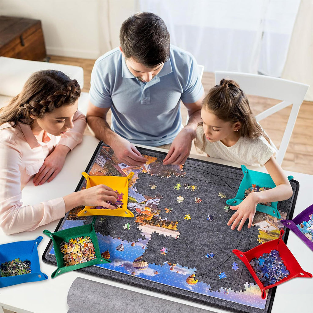 Becko Jigsaw Puzzle Board Portable Puzzle Mat for Puzzle Storage Puzzle Saver, Non-Slip Surface Becko Jigsaw Puzzle Board Portable Puzzle Mat for Puzzle Storage Puzzle Saver, Non-Slip Surface