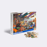 Garage | Wooden 1000 Piece Jigsaw Puzzle for Adults and Kids