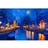 Amsterdam in The Night - jigsawdepot