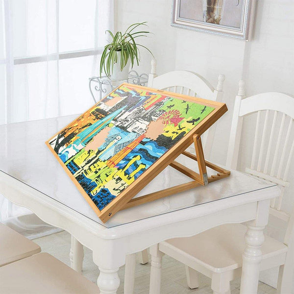 Best Jigsaw Puzzle Easel Board Adjustable Puzzle Table for 1000 Pieces ...