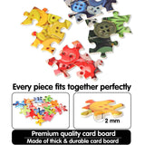 Rainbow Colored Buttons 500 Piece Jigsaw Puzzle - jigsawdepot