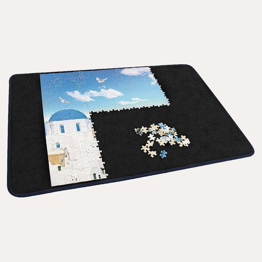 Jigsaw Puzzle Board Portable Puzzle Mat (Blue/Black) - jigsawdepot