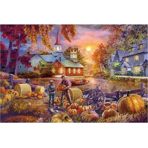 Pumpkin Thanksgiving Gift 1000 Piece Jigsaw Puzzle - jigsawdepot