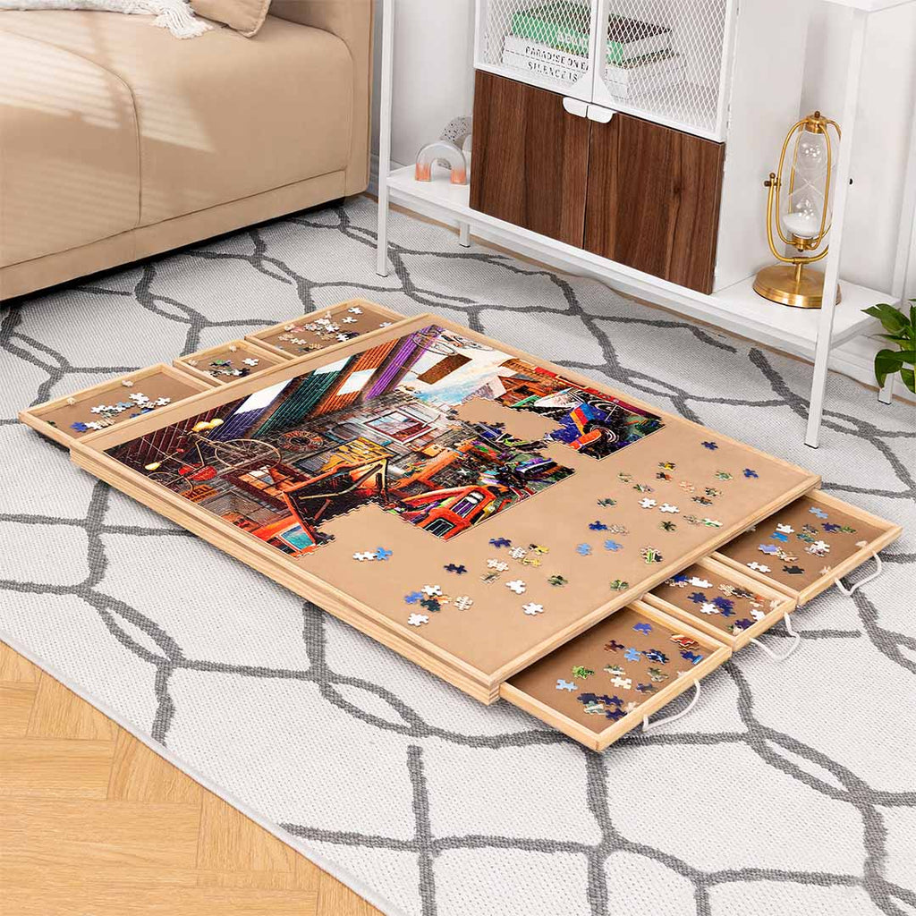  Puzzle Board with Drawers & Cover Mat - 1000 Pieces