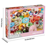 Donut Feast 1000 Piece Jigsaw Puzzle - jigsawdepot