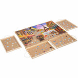 Wooden Jigsaw Puzzle Board with 4 Sorting Drawers for Up to 1000 Pieces